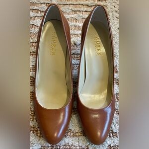 Lauren Ralph Lauren Cognac Pumps